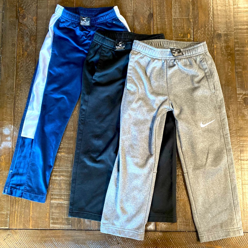 Lot of Nike boys pants. 3 pairs of Size 5 boys pants.